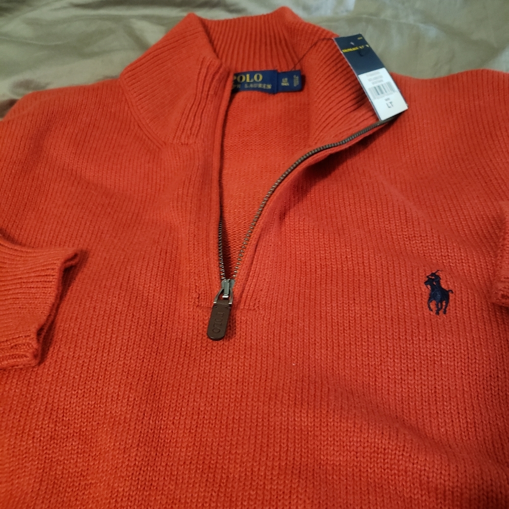 Men's half zip pullover sweatshirt